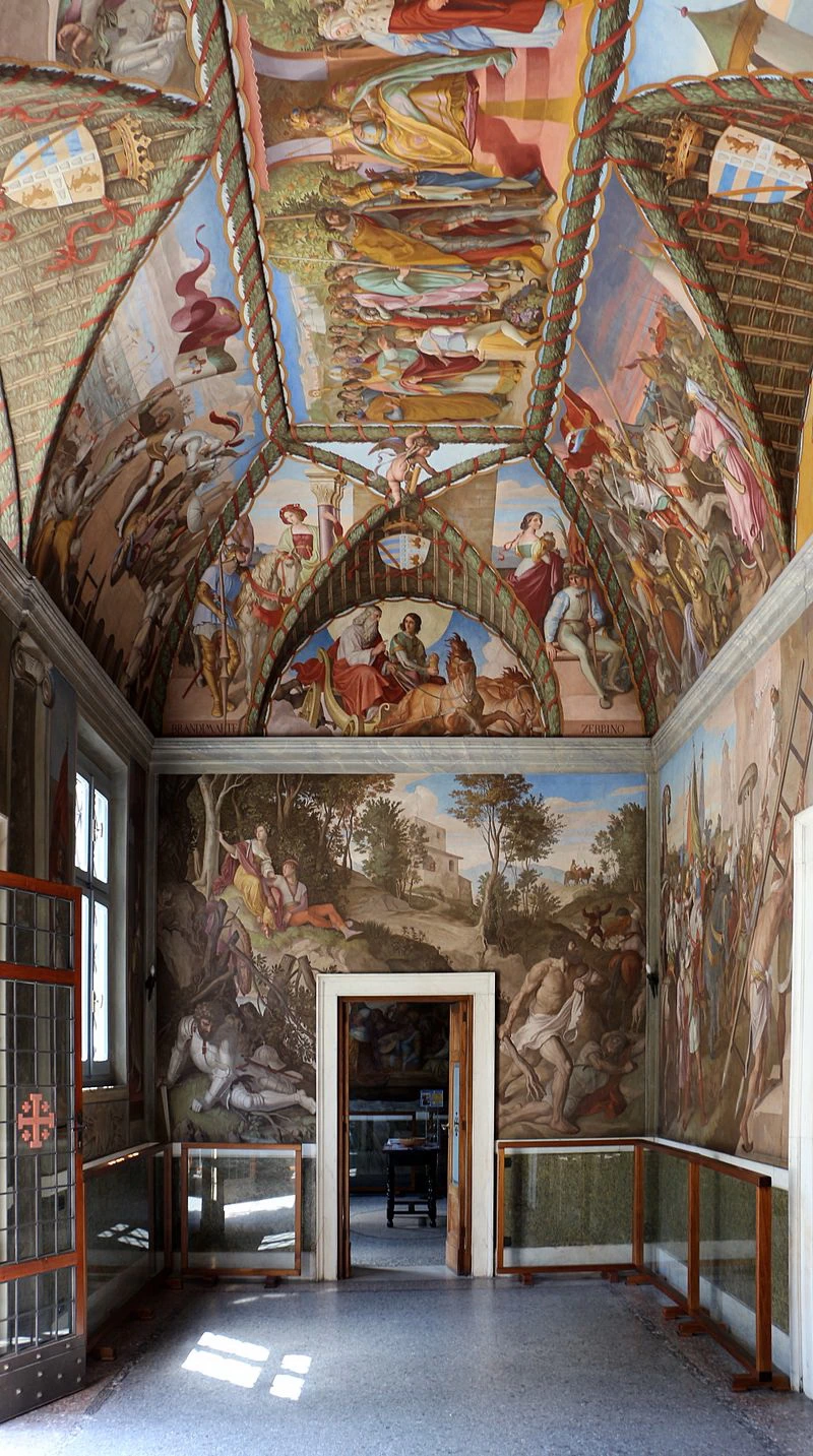 Affreschi di casa Massimo - Stanza di Ariosto, Villa Giustiniani Massimo, Roma